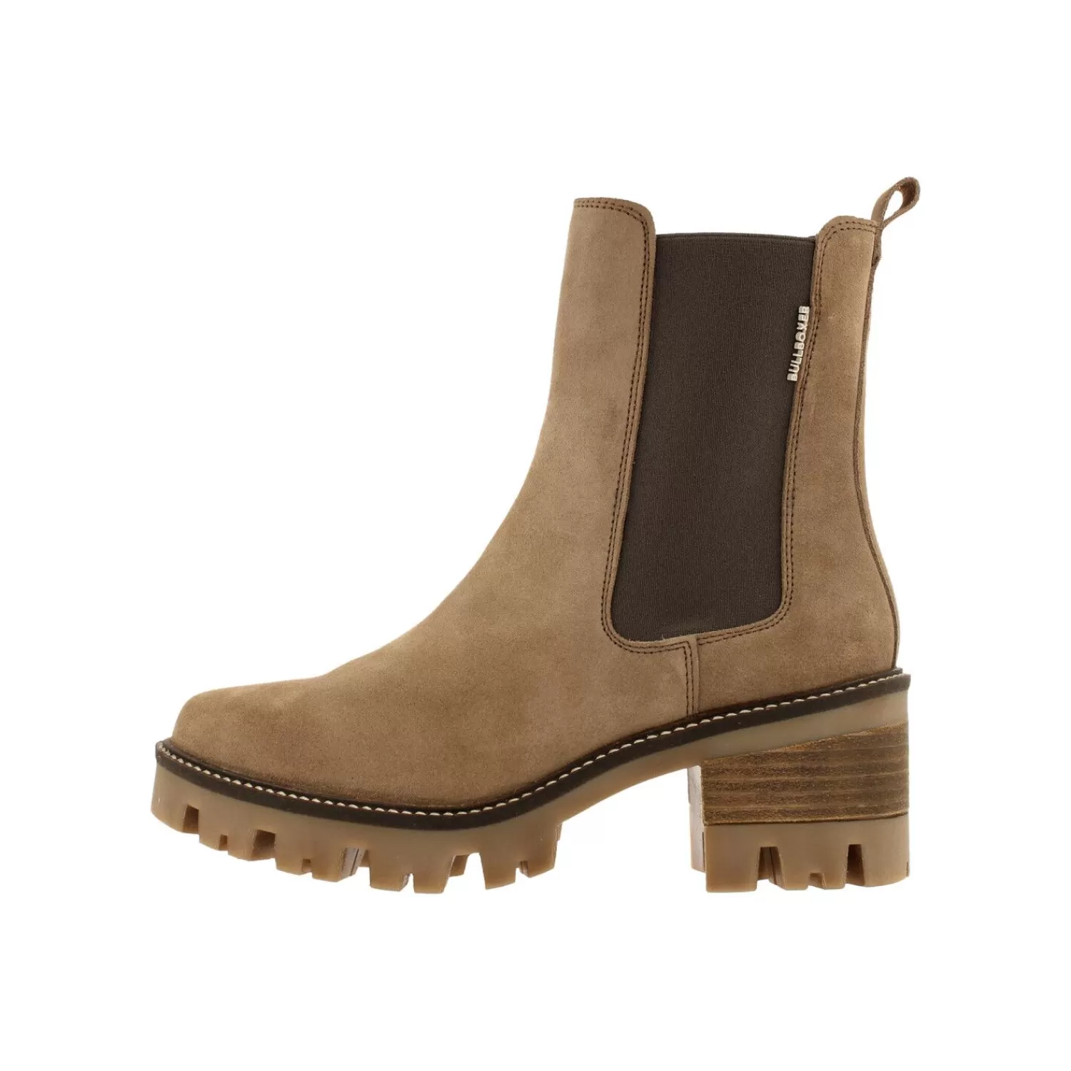 Frauen Bullboxer Chelsea Boots Beige/Taupe 677501E6C_Tpsdtd