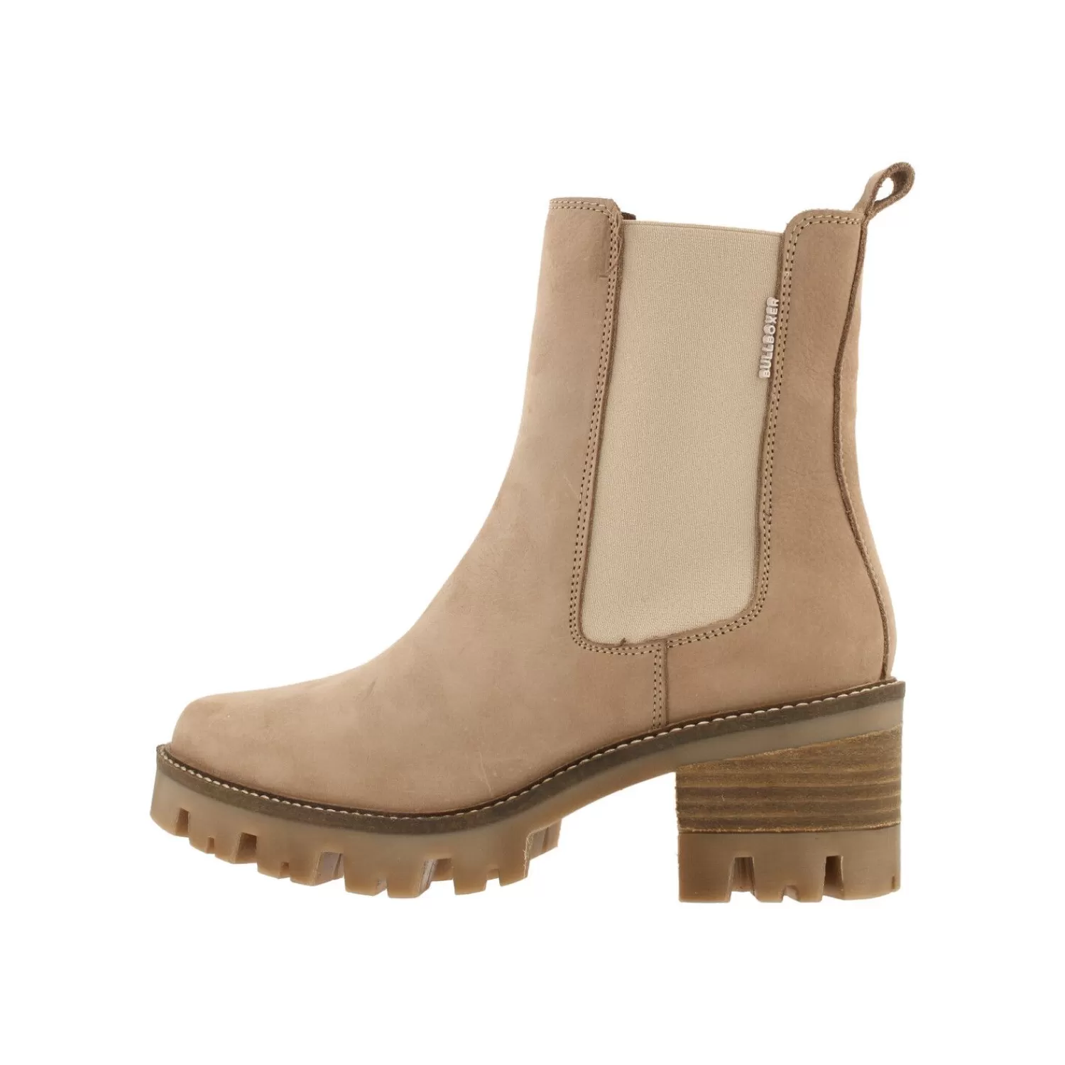 Frauen Bullboxer Chelsea Boots Beige/Taupe 677501E6L_Lttptd