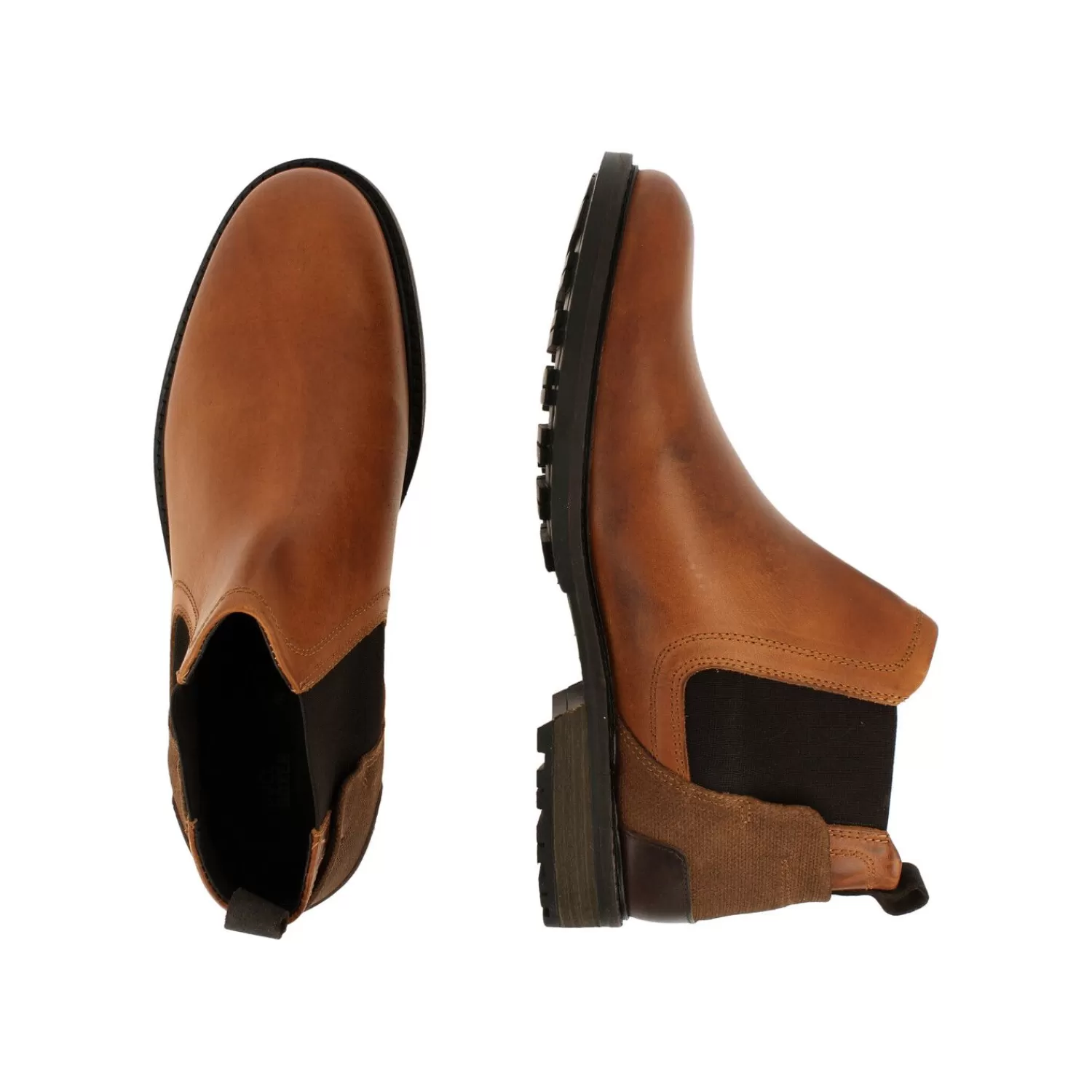 Männer Bullboxer Chelsea Boots Braun 636K46933Anycbsu