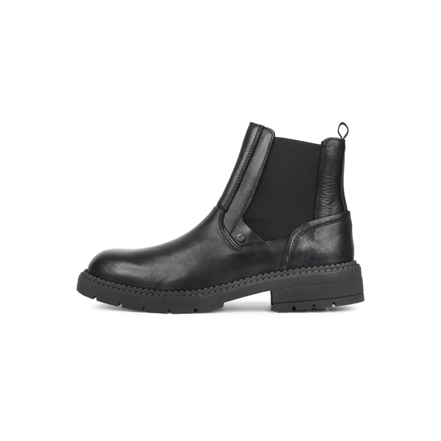 Männer Bullboxer Chelsea Boots Schwarz 277N70038Ablcksu