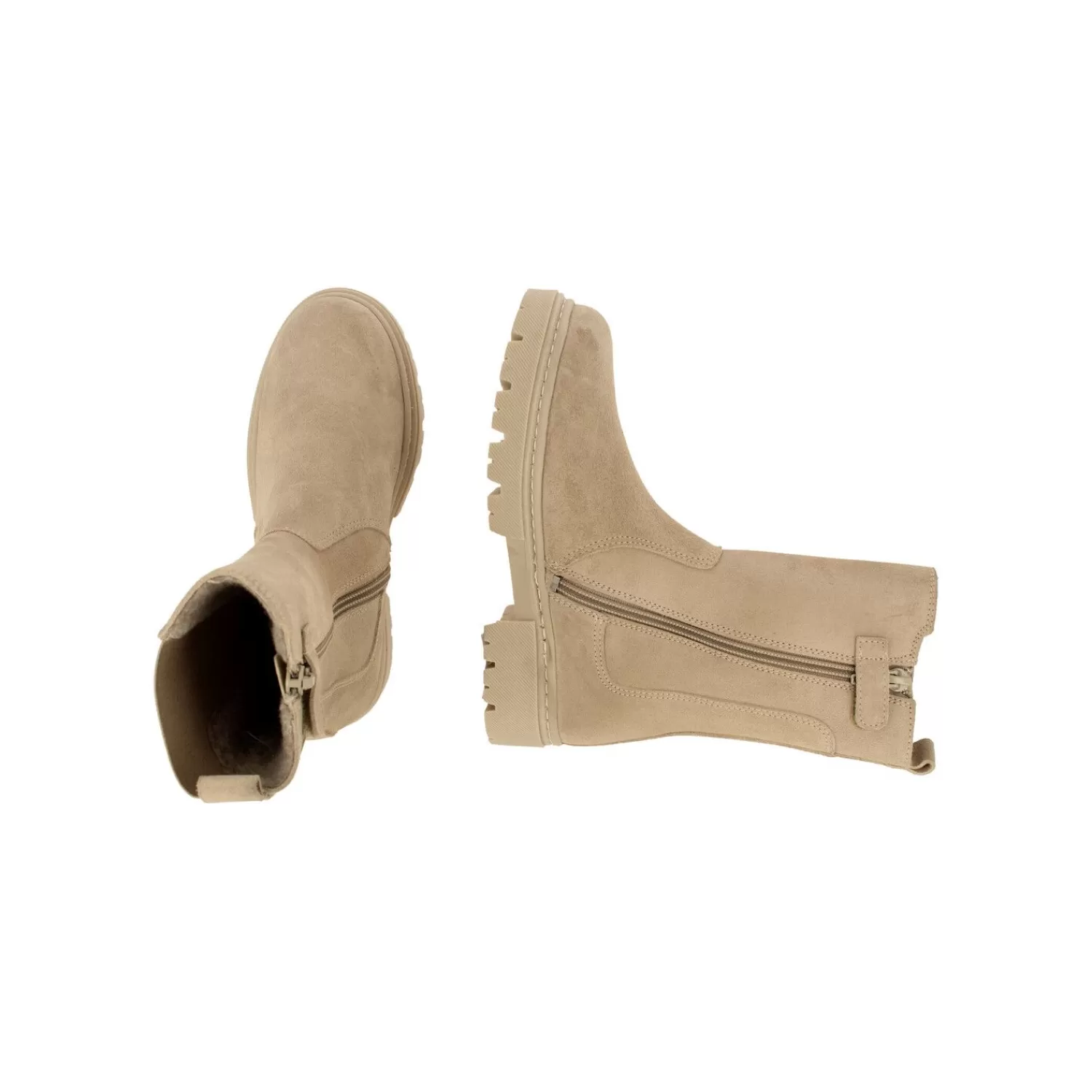 Kinder Bullboxer Chelsea-Stiefel Beige Ajs504E6C_Ambgkb