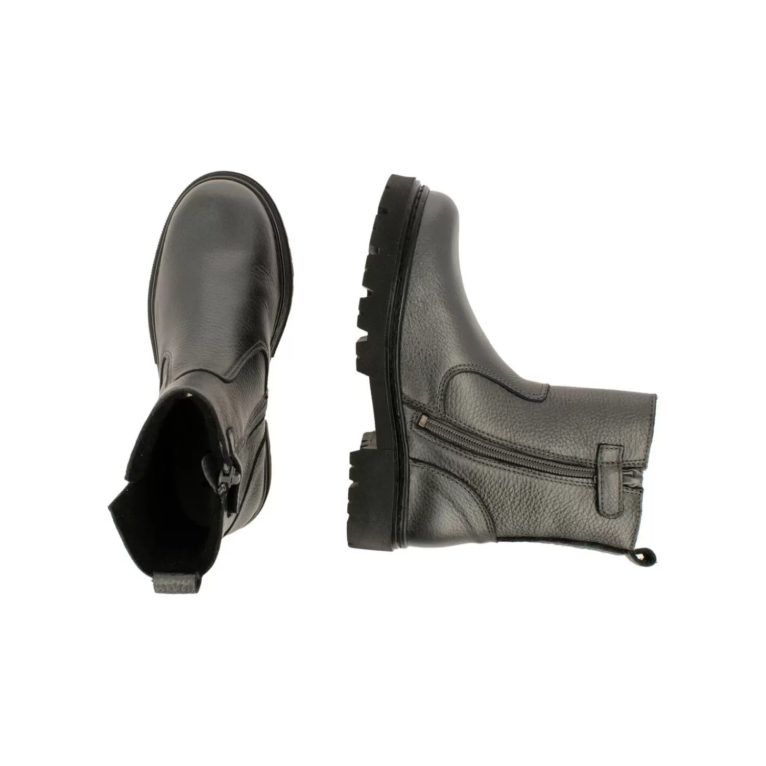 Kinder Bullboxer Chelsea-Stiefel Grau Ajs509E6L_Antrkb