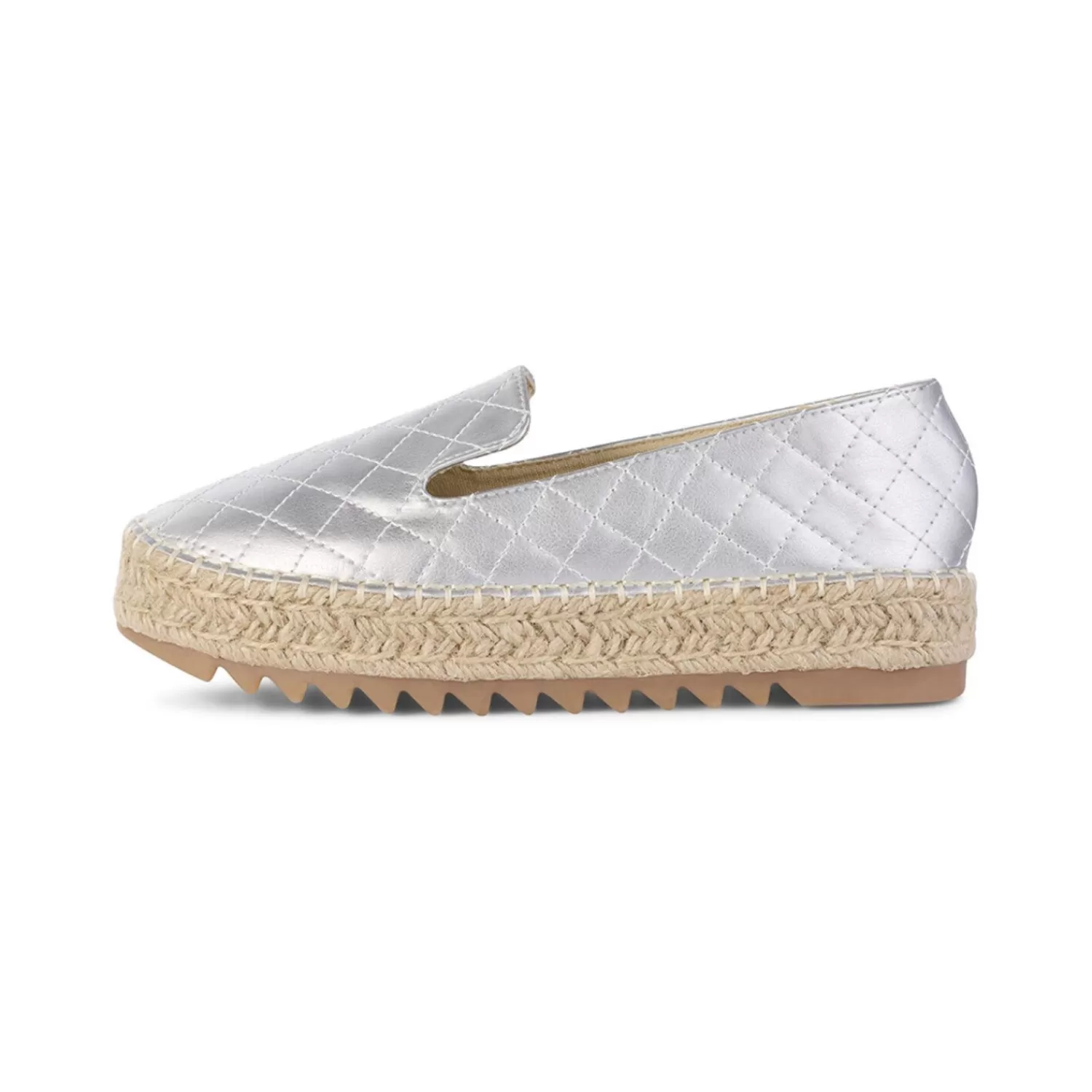 Frauen Bullboxer Espadrilles Silber 155016F4S_Slvrtd