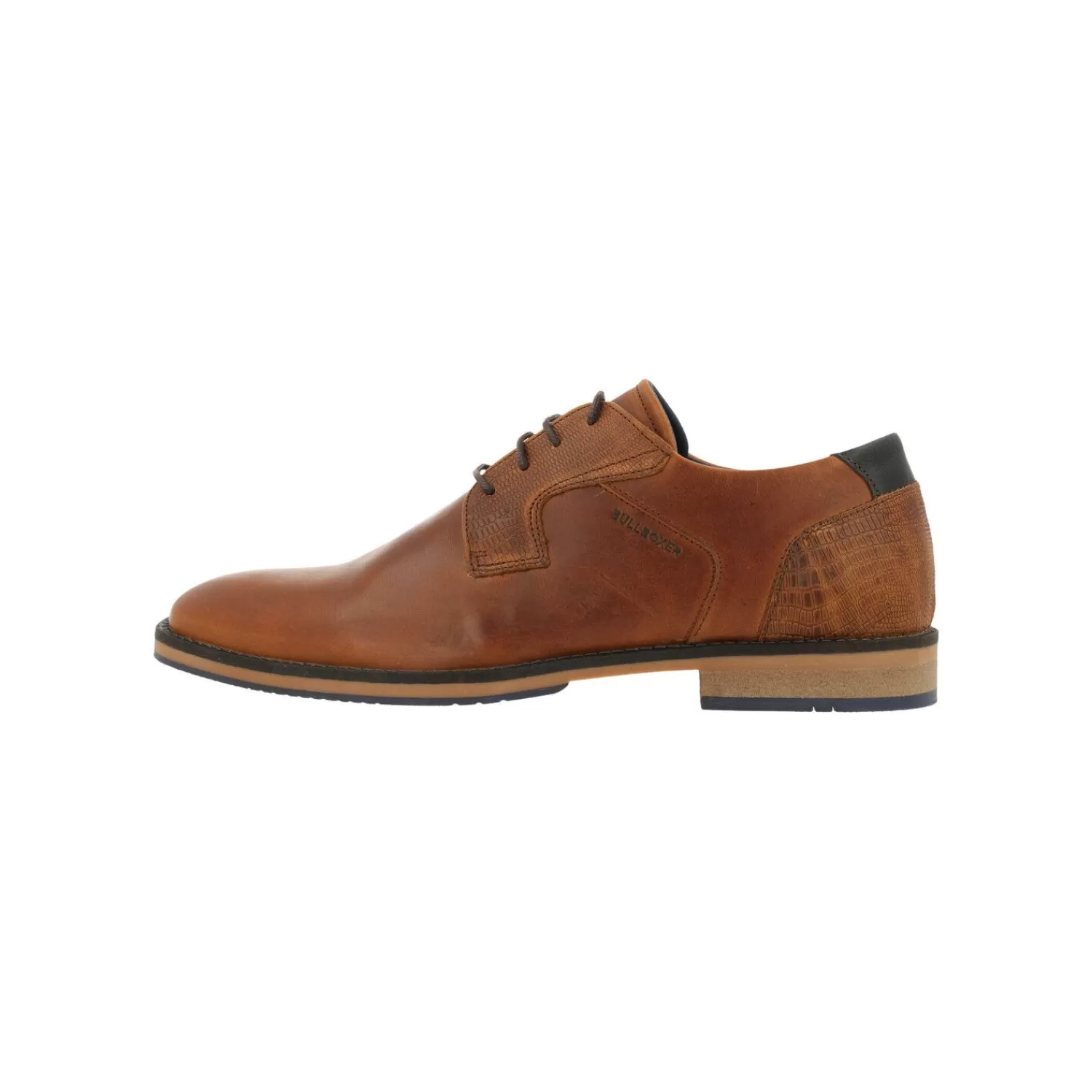 Männer Bullboxer Schnurschuh Cognac 663K21008Acognsu