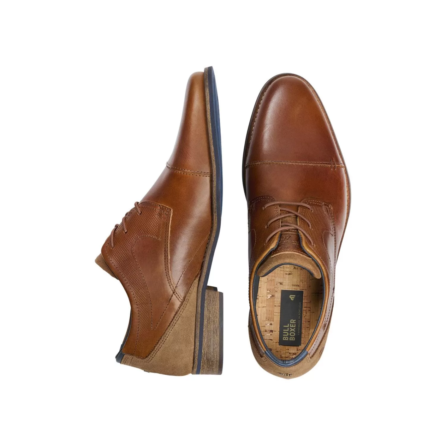 Männer Bullboxer Schnurschuh Tan/Cognac 379K21009Dconcsu