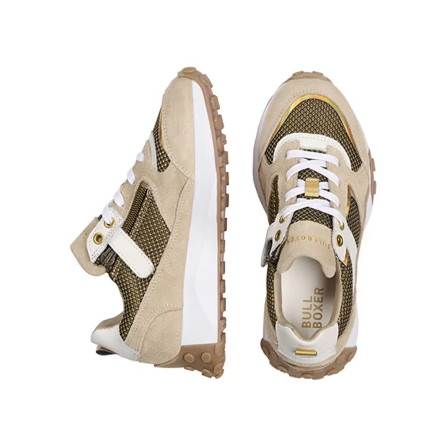 Kinder Bullboxer Sneaker Almond-Honey Atp001E5L_Alwhkb