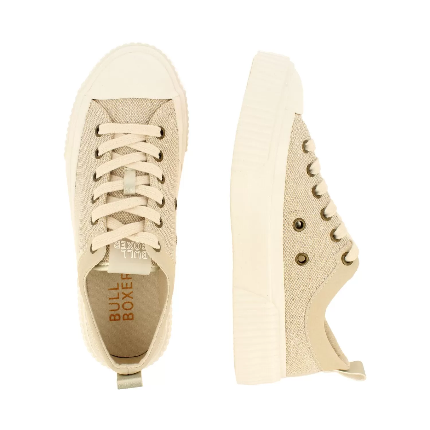 Frauen Bullboxer Sneaker Beige 060000F5T_Ntrltd