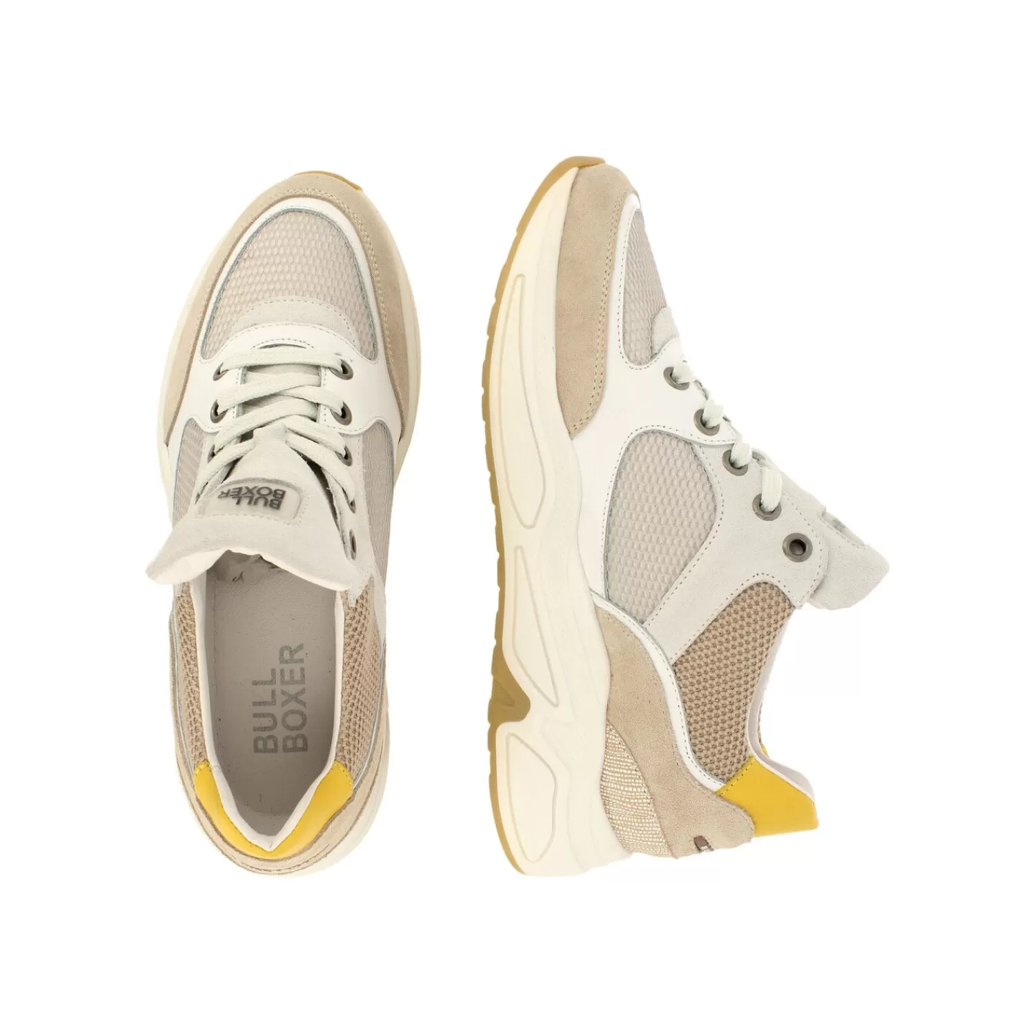 Frauen Bullboxer Sneaker Beige 295018E5C_Swbytd