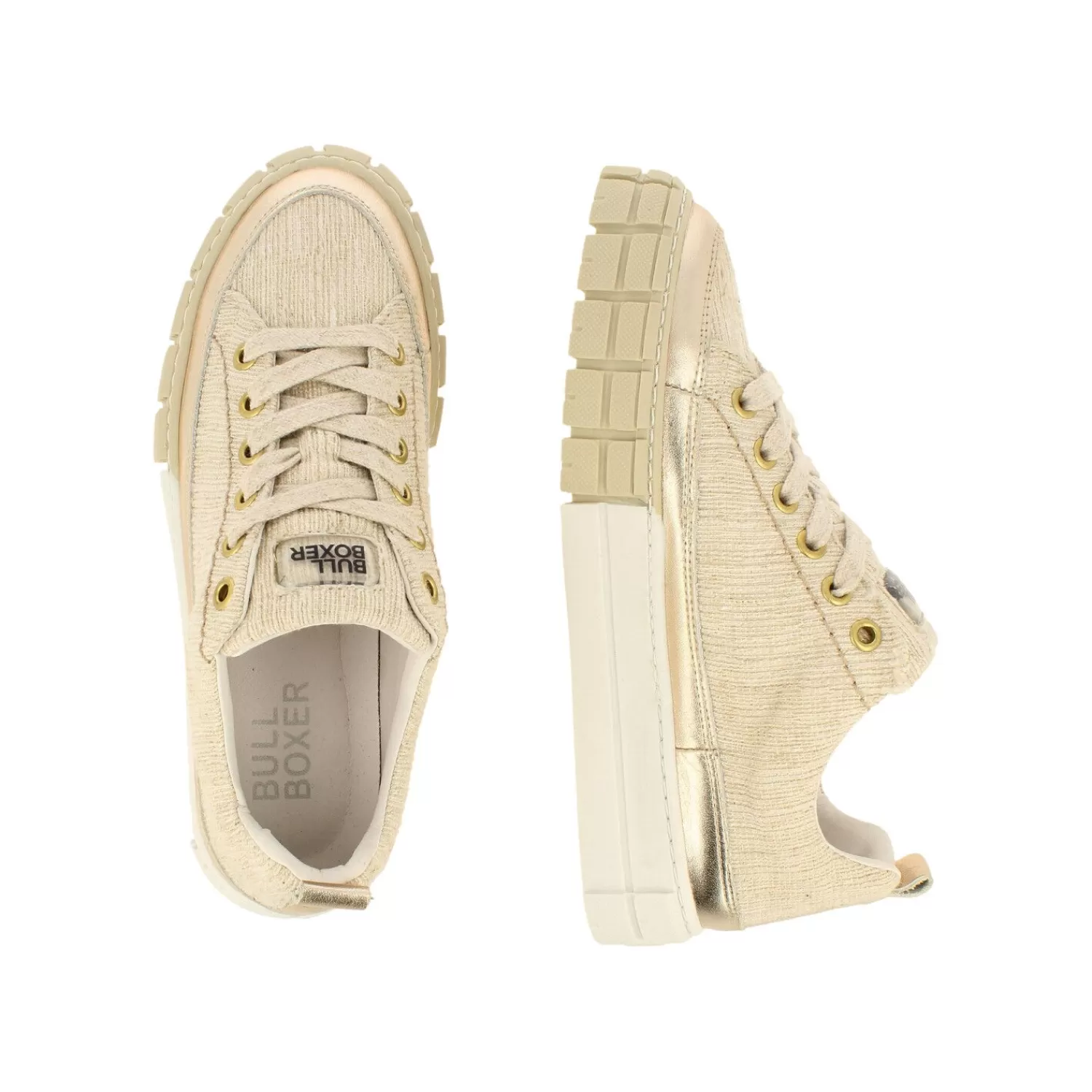 Frauen Bullboxer Sneaker Gold 803002E5Taplwttd