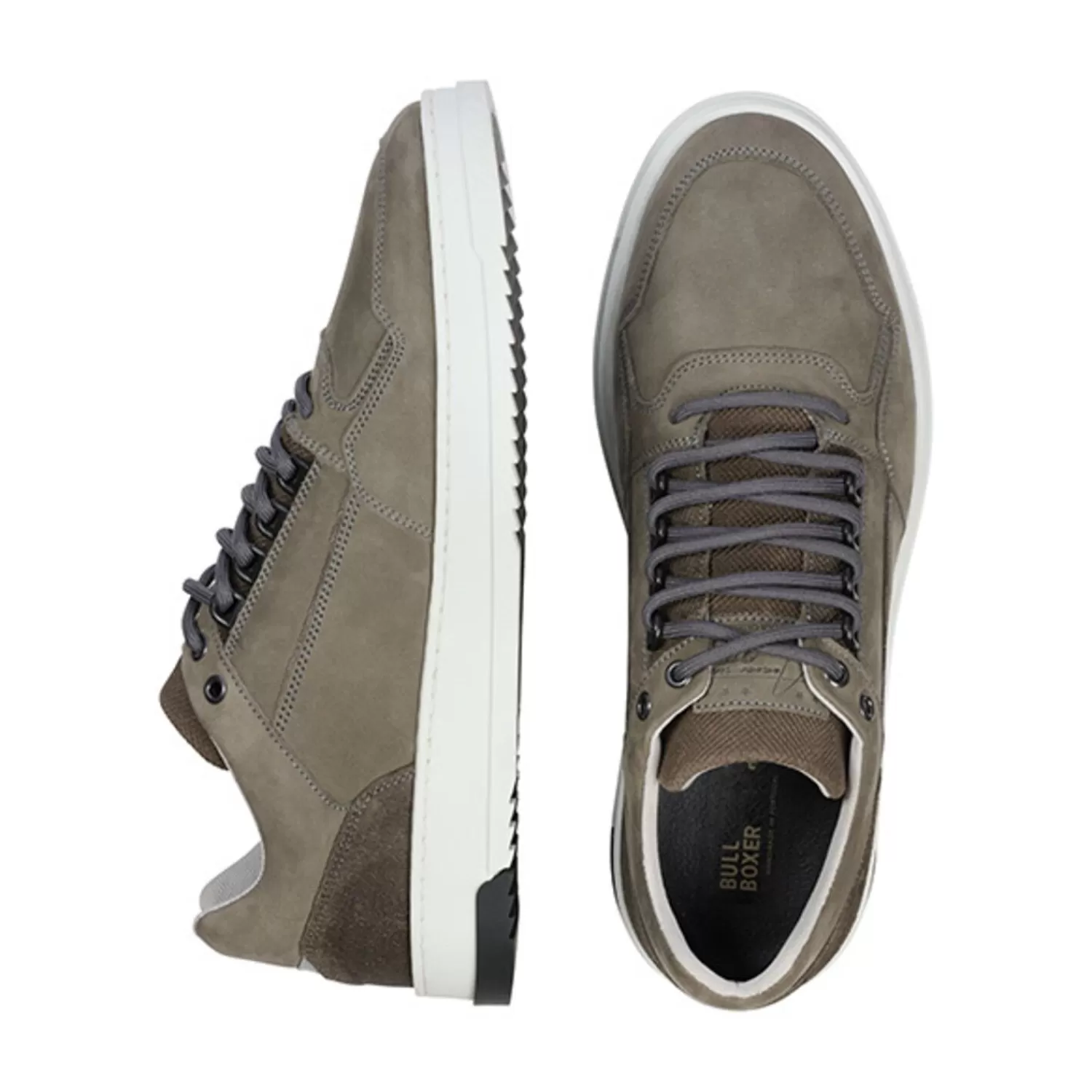 Männer Bullboxer Sneaker Grau 616P21794Au022Su