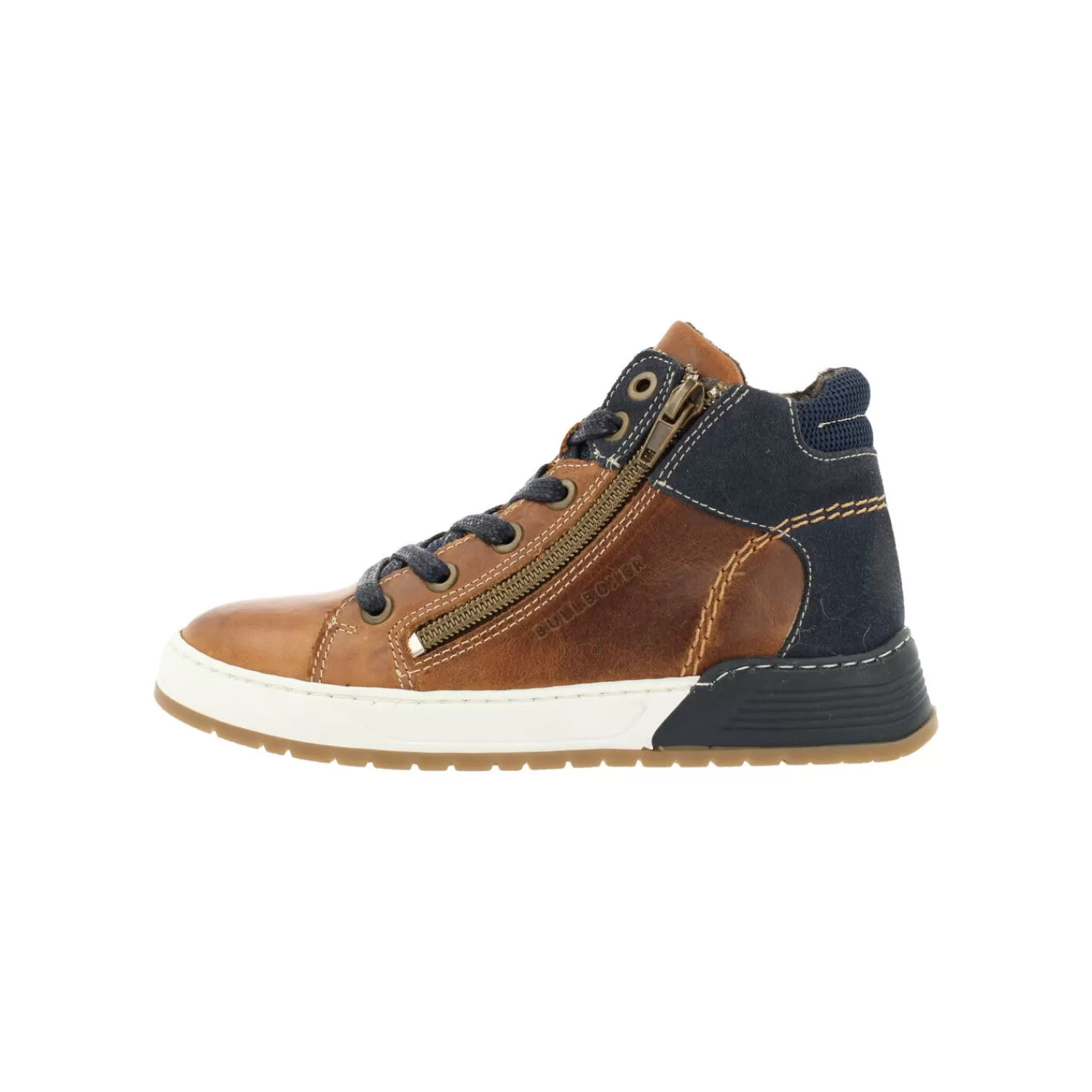 Kinder Bullboxer Sneaker Hellbraun/Cognac Aof506E6L_Cognkb