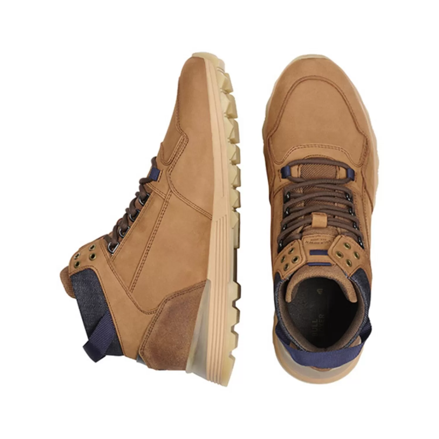 Männer Bullboxer Sneaker High Cognac 373P51420Ancogsu