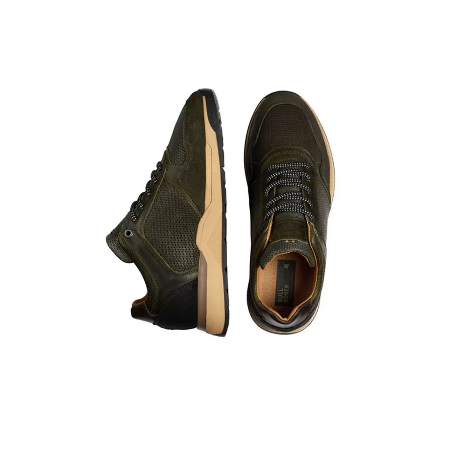 Männer Bullboxer Sneaker Low Grun 855K25973Mkabbsu