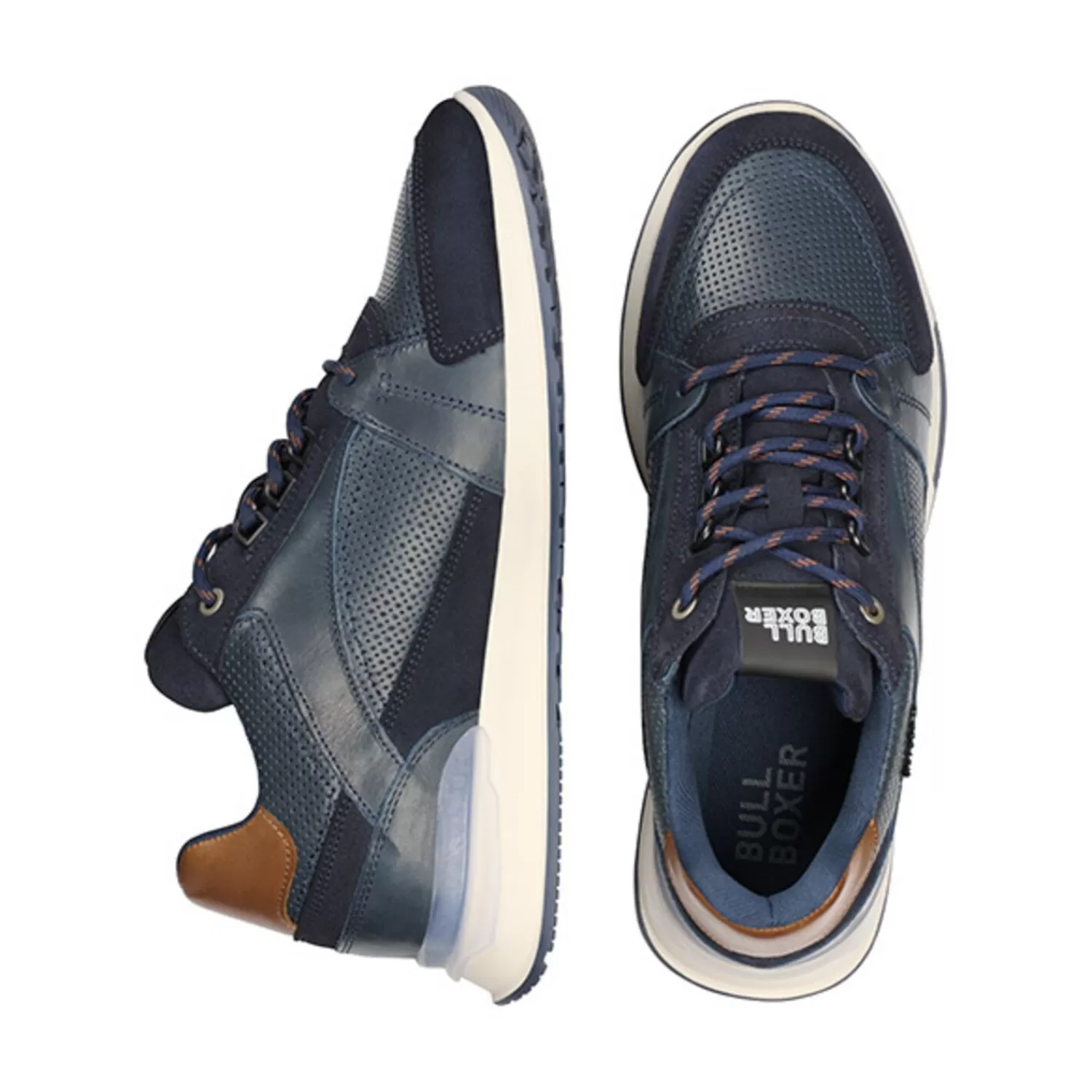 Männer Bullboxer Sneaker Low Navy 036P21370Anavysu