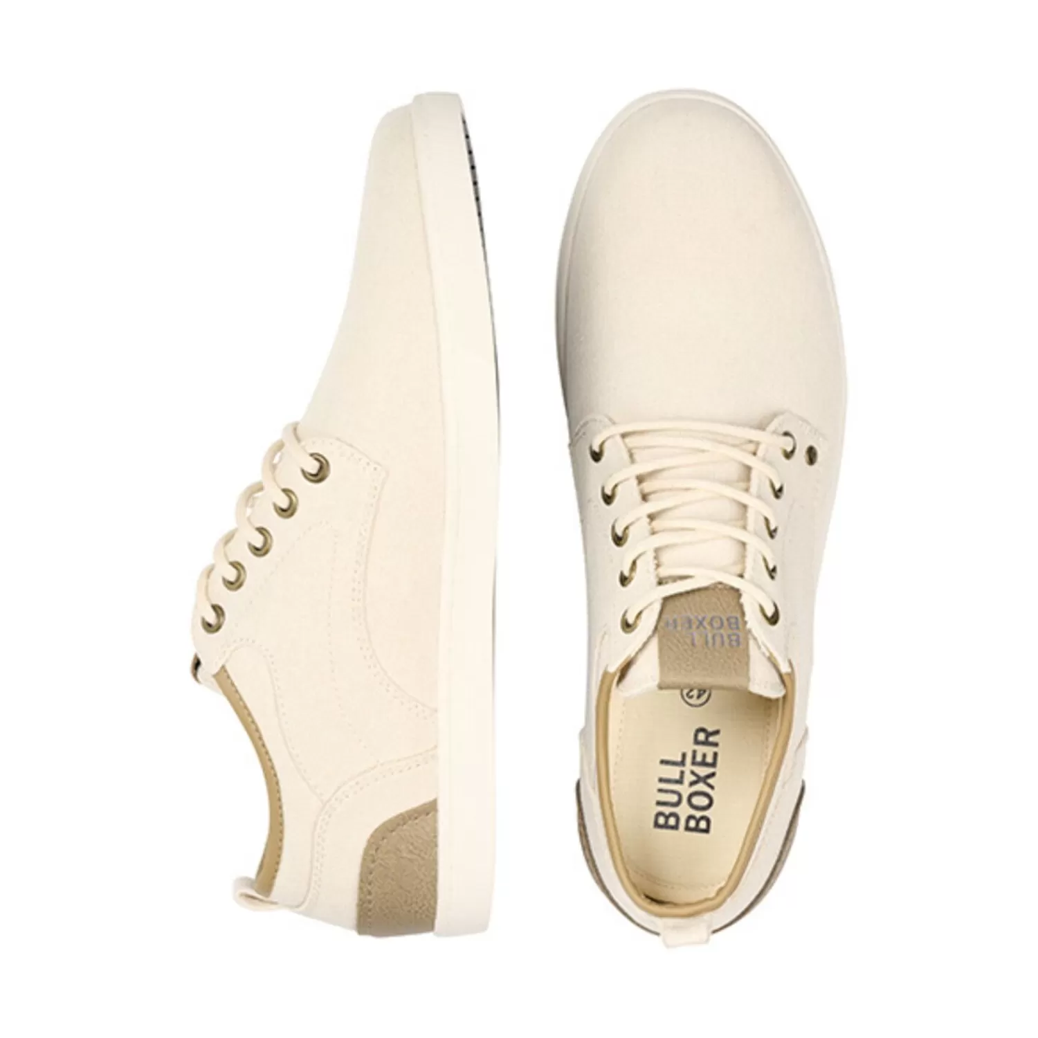 Männer Bullboxer Sneaker Offwhite 814X28500Aofwhsu