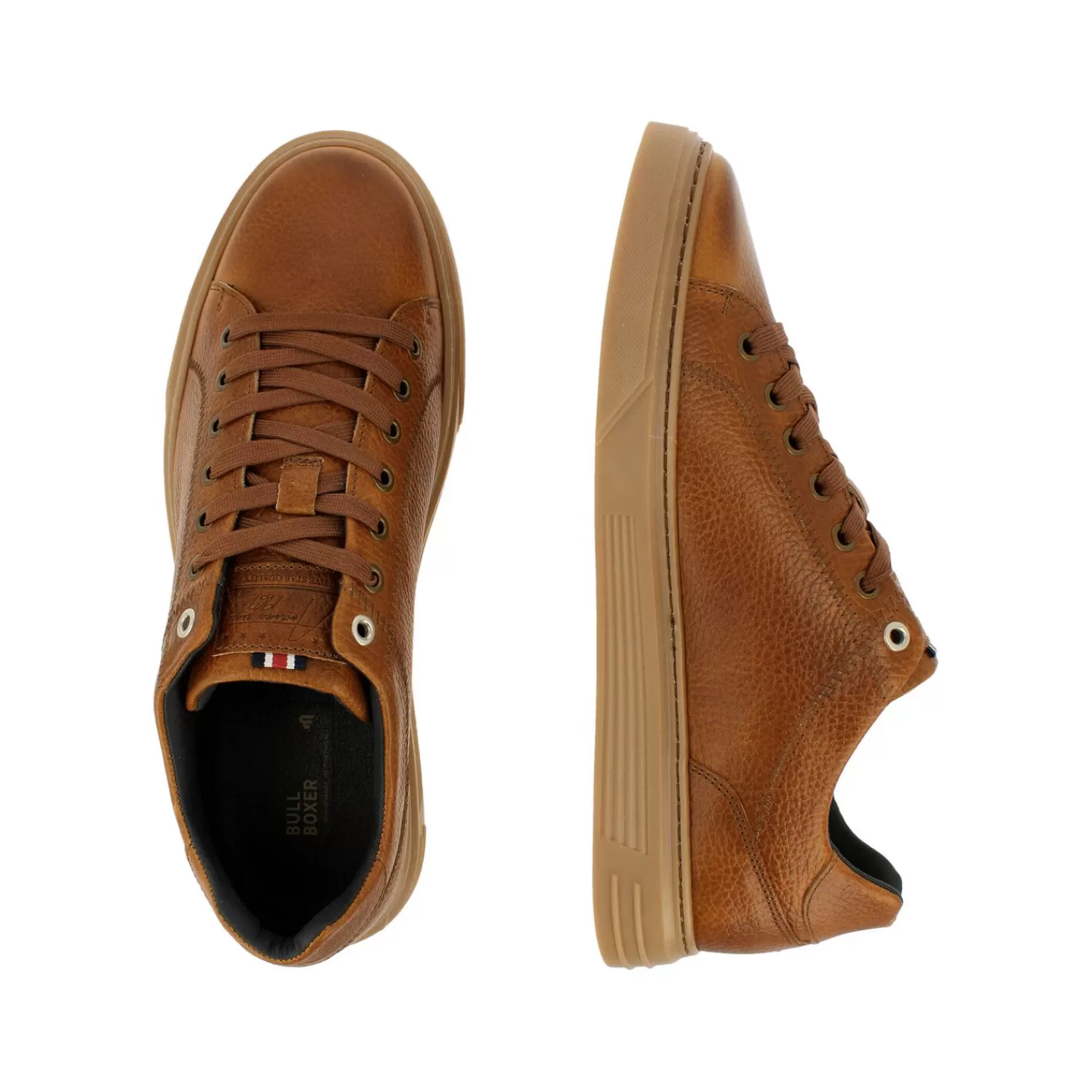 Männer Bullboxer Sneaker Tan/Cognac 213K26611Fp718Su