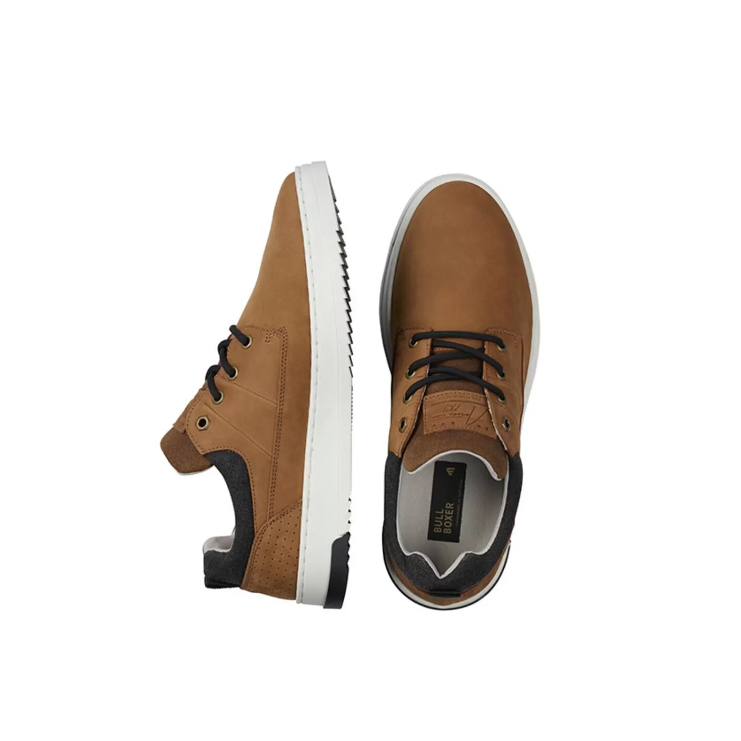 Männer Bullboxer Sneaker Tan/Cognac 616P21797Acobksu