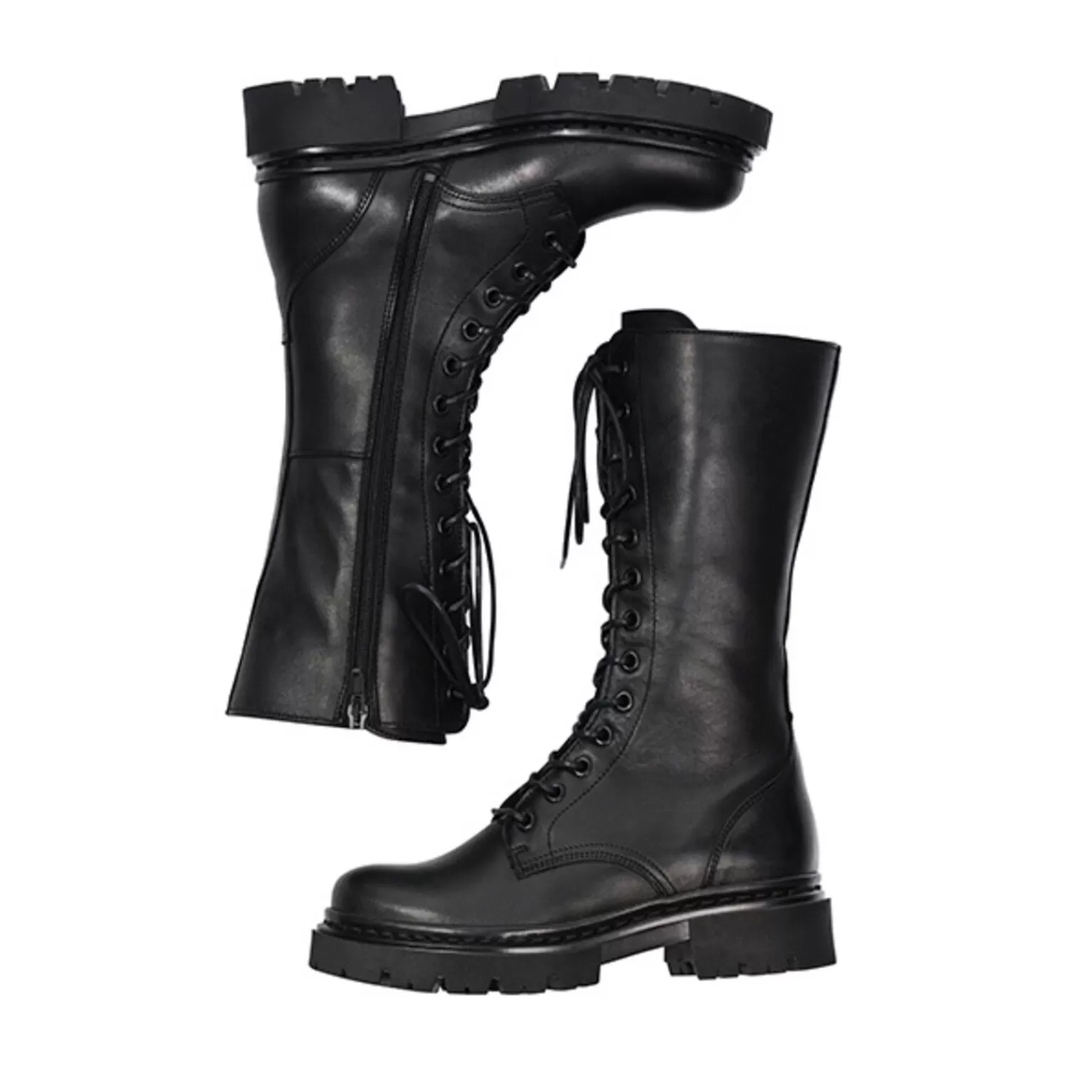 Frauen Bullboxer Stiefel Schwarz 610517E7L_Blcktd