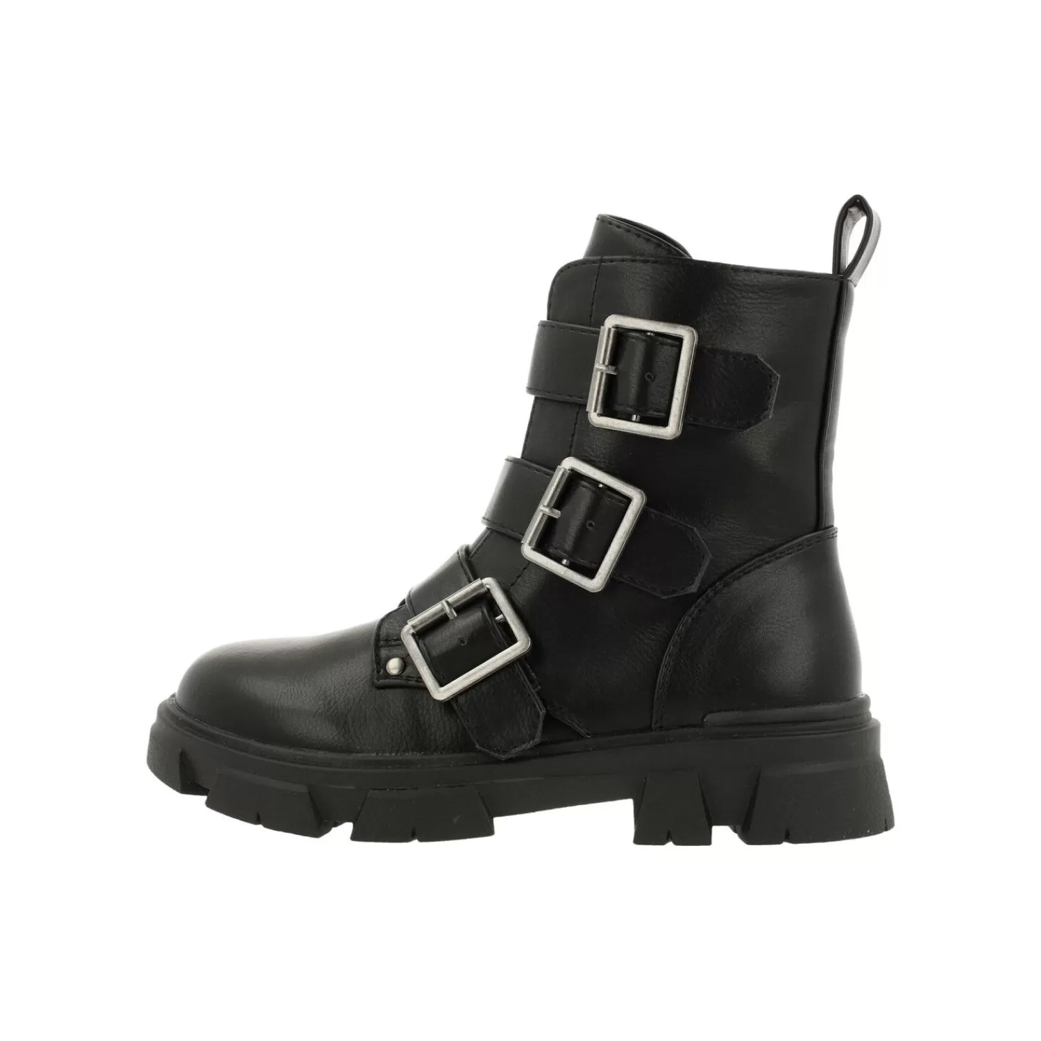 Kinder Bullboxer Stiefel Schwarz Aaf502F6S_Bkbkkb