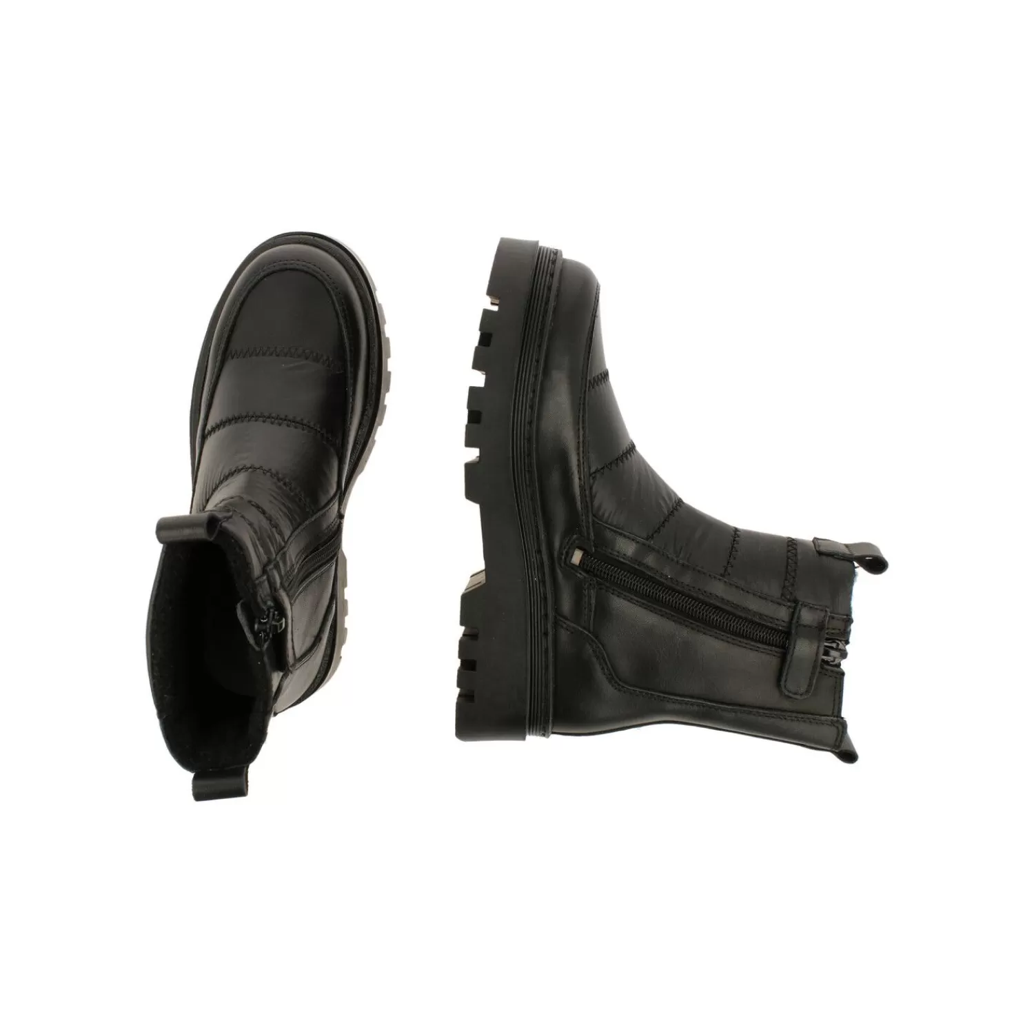 Kinder Bullboxer Stiefel Schwarz Alj505E6L_Blackb