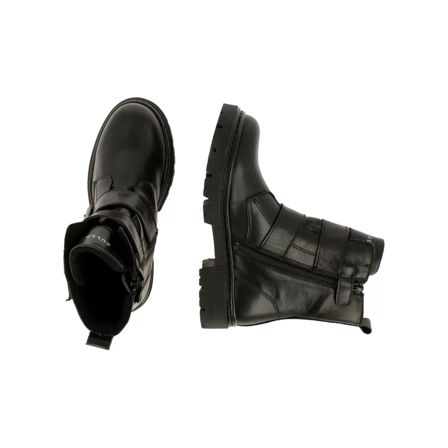 Kinder Bullboxer Stiefeletten Schwarz Ajs501E6L_Blblkb