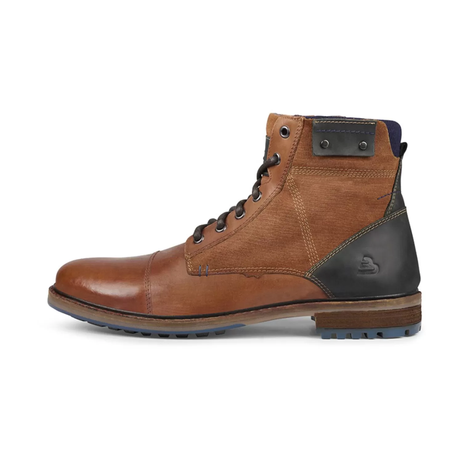 Männer Bullboxer Stiefeletten Tan/Cognac 791I85508Dcobksu